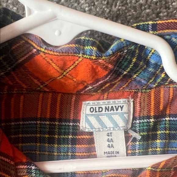 Assortment of 4T Boys Plaid Button-Down Shirts - Picture 2 of 5